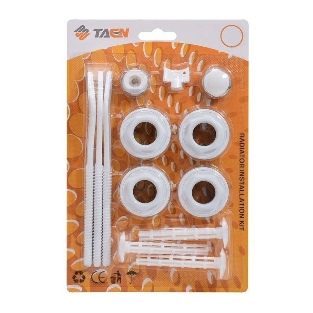 Комплект радиаторный 3/4" с тремя кронштейнами TAEN