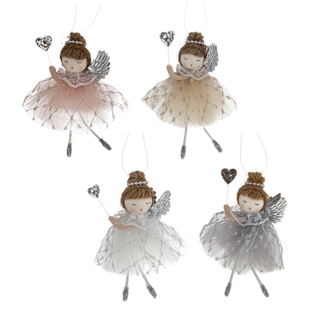GAEM Изделие декоративное подвесное "Ангел", L7 W3 H15 см, 4в.