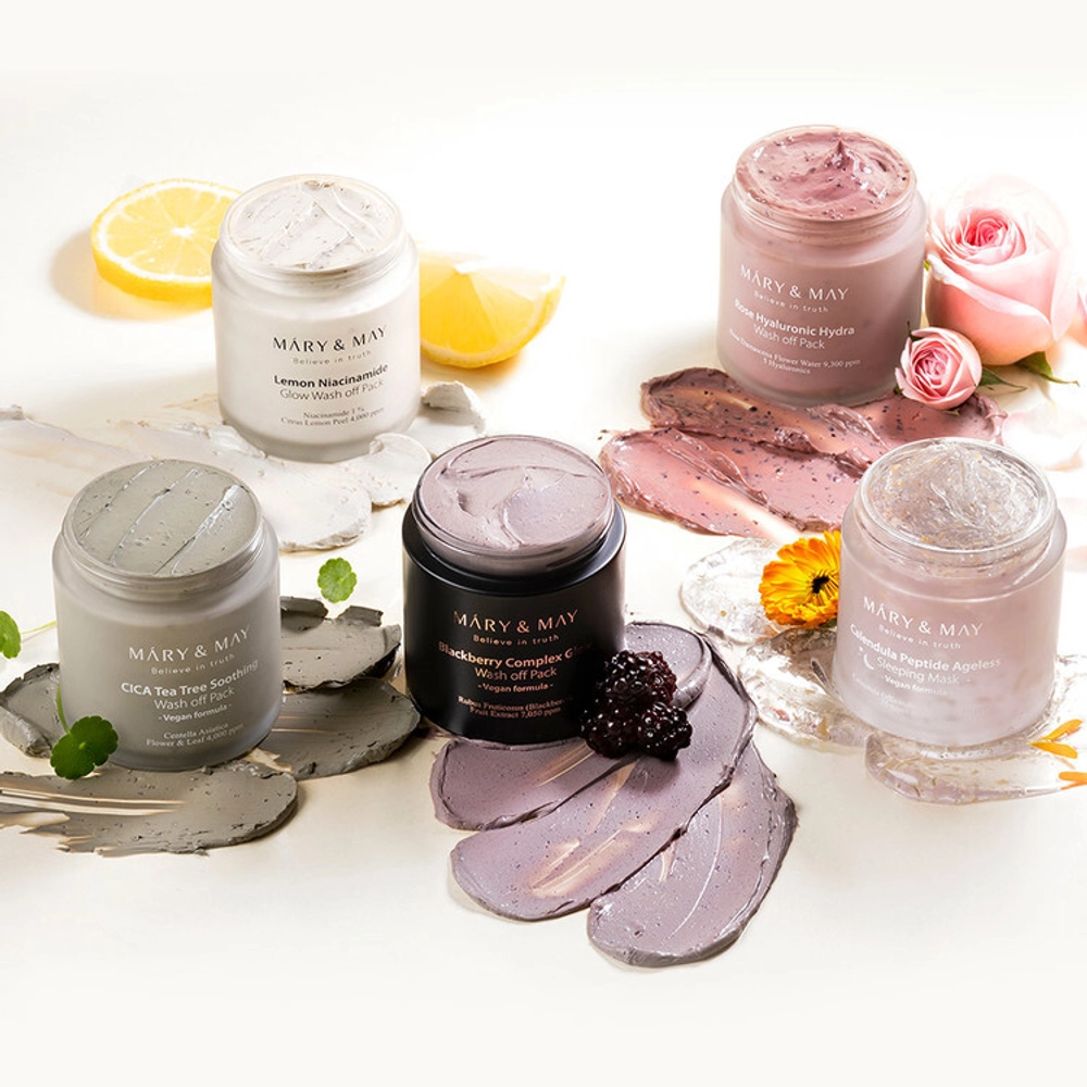 Ночная маска Mary&May Calendula Peptide Ageless Sleeping Mask 110 гр