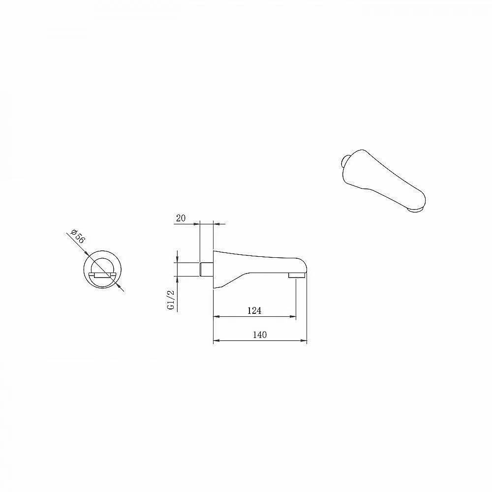 Душевая система Berges NARDIS 3S 71005 хром