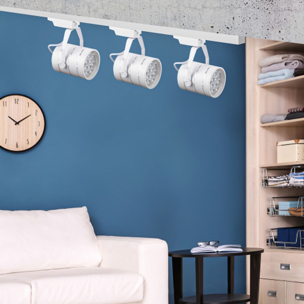 Трековый светильник однофазный ЭРА TR3-1240 WH светодиодный 12Вт 4000К белый