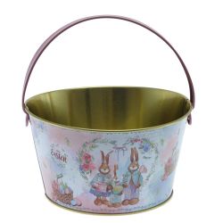 GAEM Изделие декоративное "Ведерко пасхальное", L19,5 W19 H10,5 см
