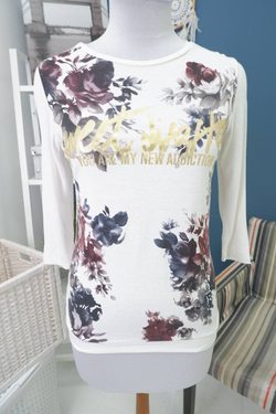 Лонг F&F с принтом 44 размер