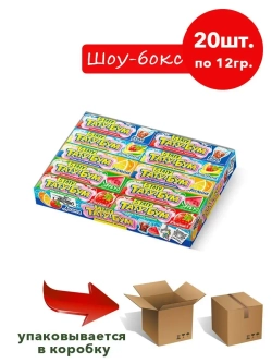 Жевательная резинка в пластинках с татуировками ТАТУ-БУМ