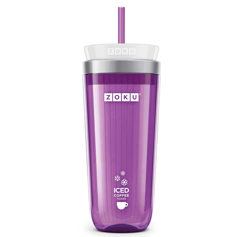 Стакан для охлаждения напитков iced coffee maker фиолетовый
