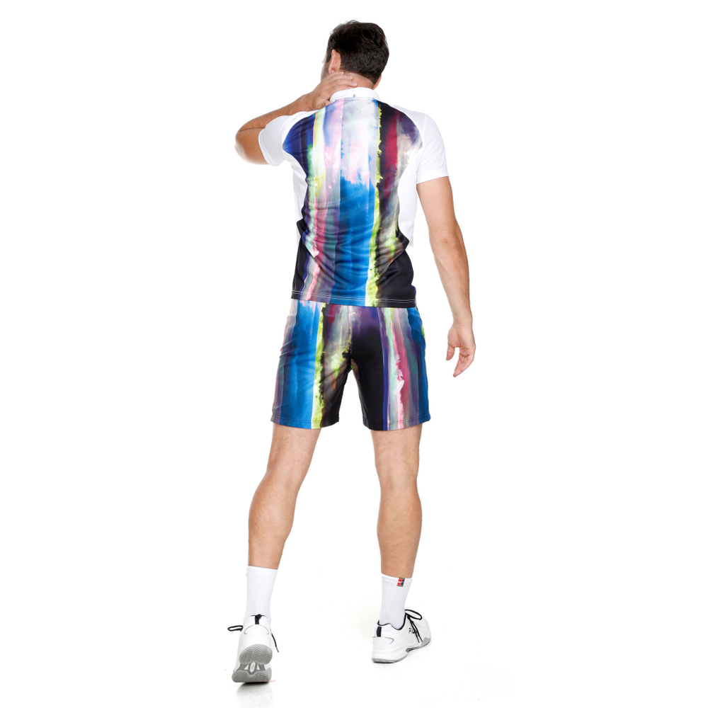 Мужское теннисное поло Fila Arnaud Polo Men - White, Multicoloured