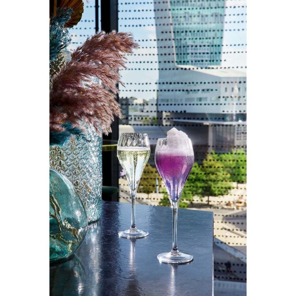 Бокал-флюте для шампанского 160 мл хр. стекло "Симметрия" Optical d 6 см h19,8 см Chef&Sommelier [6]