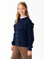 Кардиган для девочки AT1423 синий