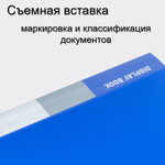 Папка с файлами DELI "Classic" на 10 вкладышей, 0.5 мм, ассорти