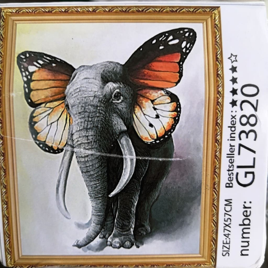 Алмазная мозаика без подрамника 40*50 см GL73820