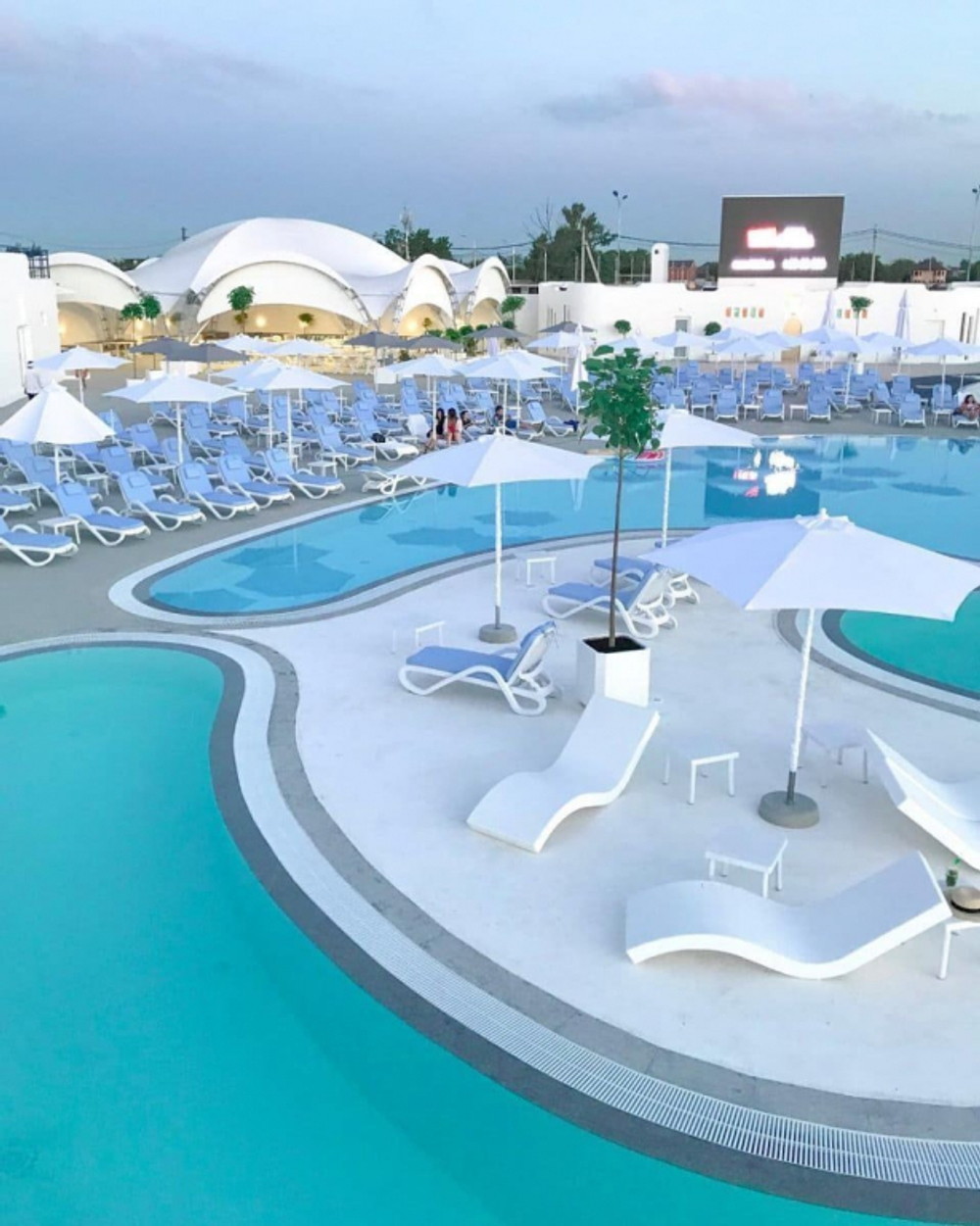 Шезлонг-лежак плетеный Tagliamento Santorini, белый