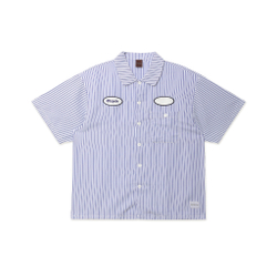 Рубашка Октябрь Work SS Shirt "White Stripe"