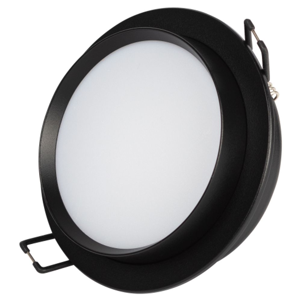 Светильник встраиваемый ЭРА KL115 BK под лампу GX53 черный