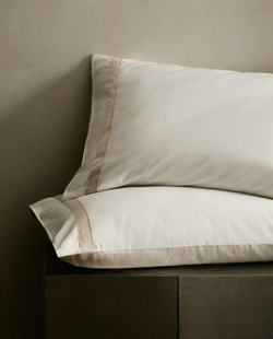 Наволочка Zara Home сатин, хлопок 100%, однотонный, 6117/091