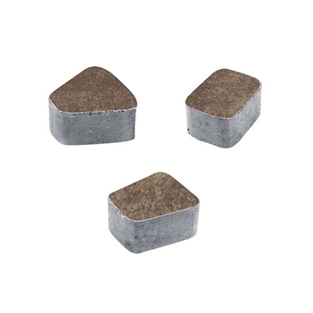 Тротуарная плитка КЛАССИКО (круг) - Листопад гладкий Хаски, комплект из 3 видов плит