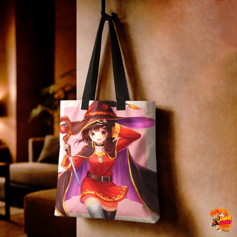 Сумка шоппер с принтом KonoSuba