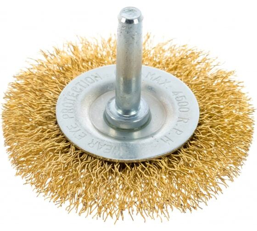 ЩЕТКА Д/ДРЕЛИ 60ММ ПЛОСКАЯ ЛАТУН/ВИТАЯ MATRIX 74446