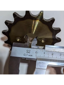 Звезда ведущая (520H-15T) закаленные зубья