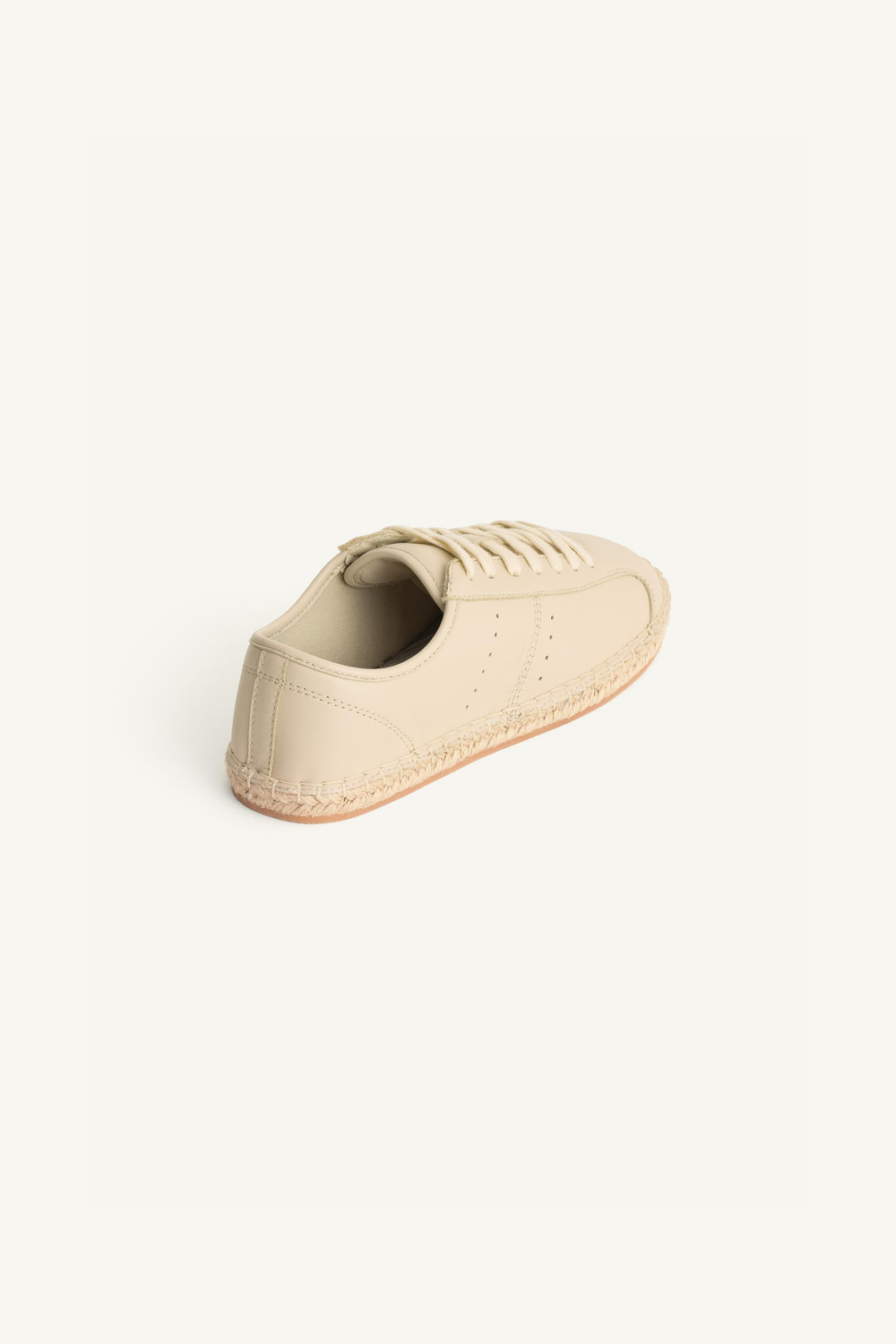 ZARA КОЖАНЫЕ КРОССОВКИ, ЗЕЛЕНЫЙ