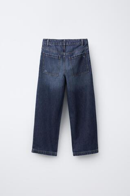 ZARA ДЖИНСЫ RELAXED BAGGY, ТЕМНО-СИНИЙ