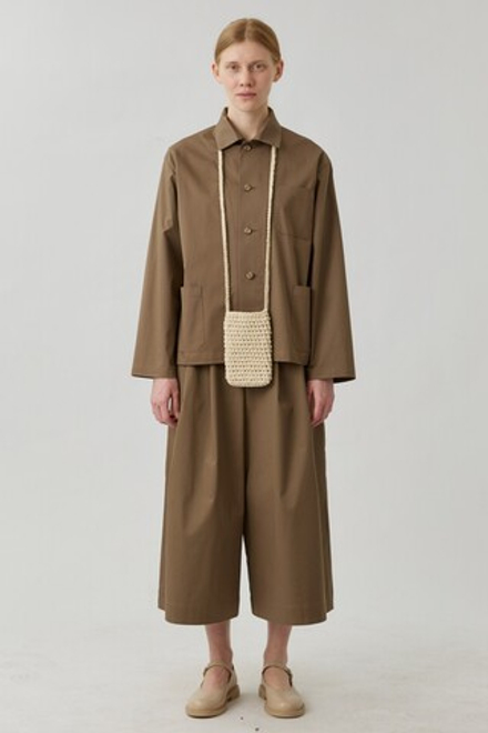 Сумка из шнура бежевого цвета