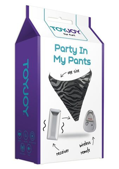 Вибротрусики Party in my Pants (Размер: S-M-L) (Цвет: черный)