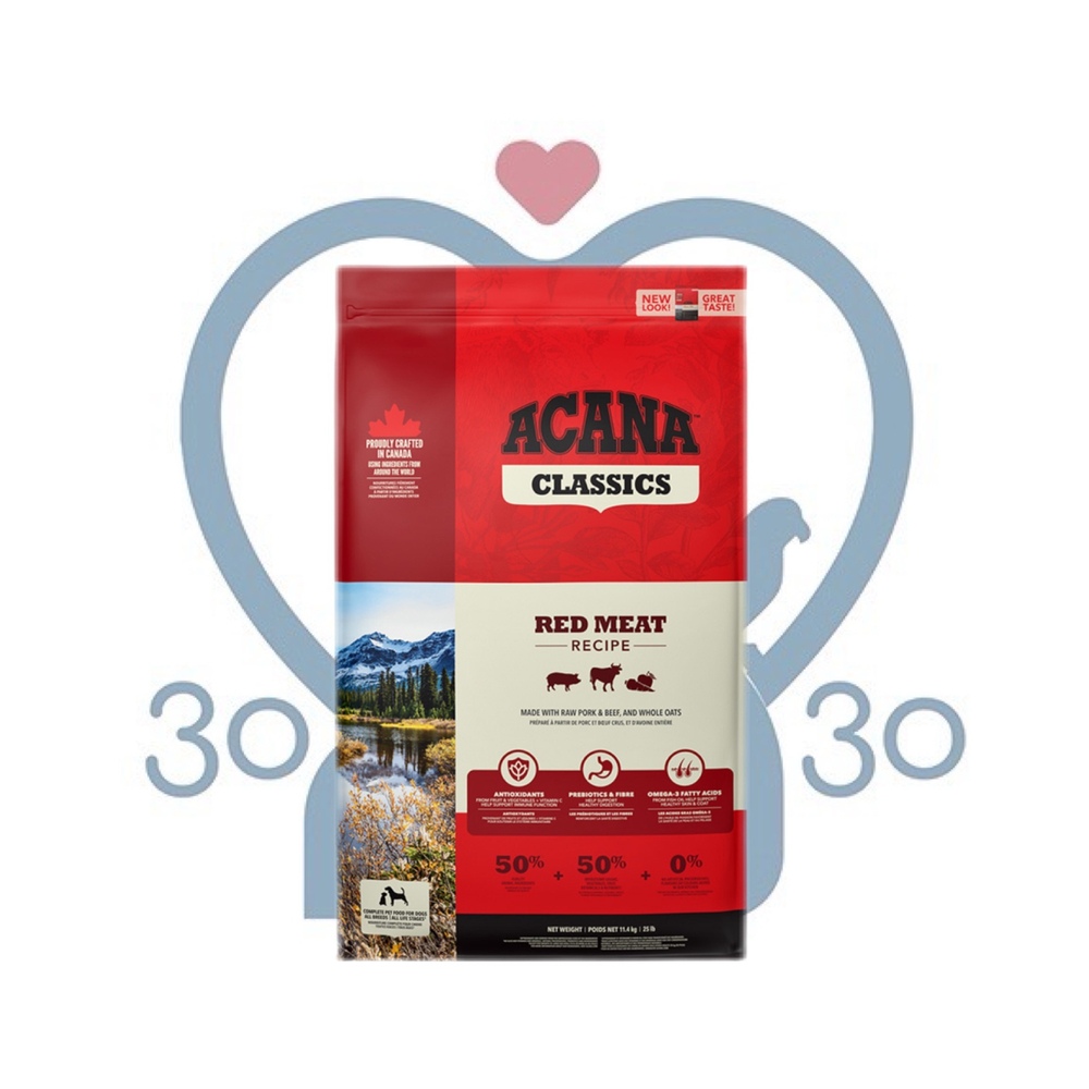 ACANA DOG RED MEAT 14,5 кг/говядина/низкозерновой корм для собак 14,5 кг /classics/
