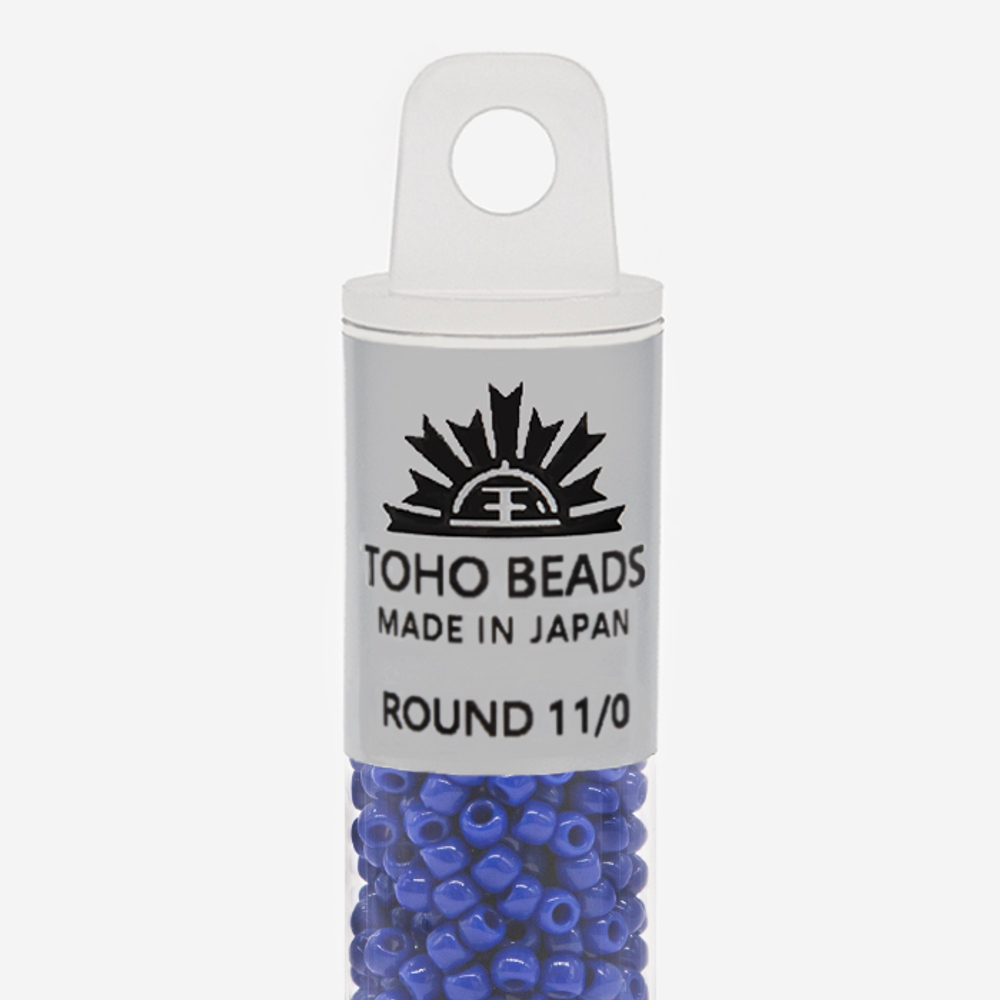 Японский бисер TOHO Round 11/0 (№48), непрозрачный глянцевый
