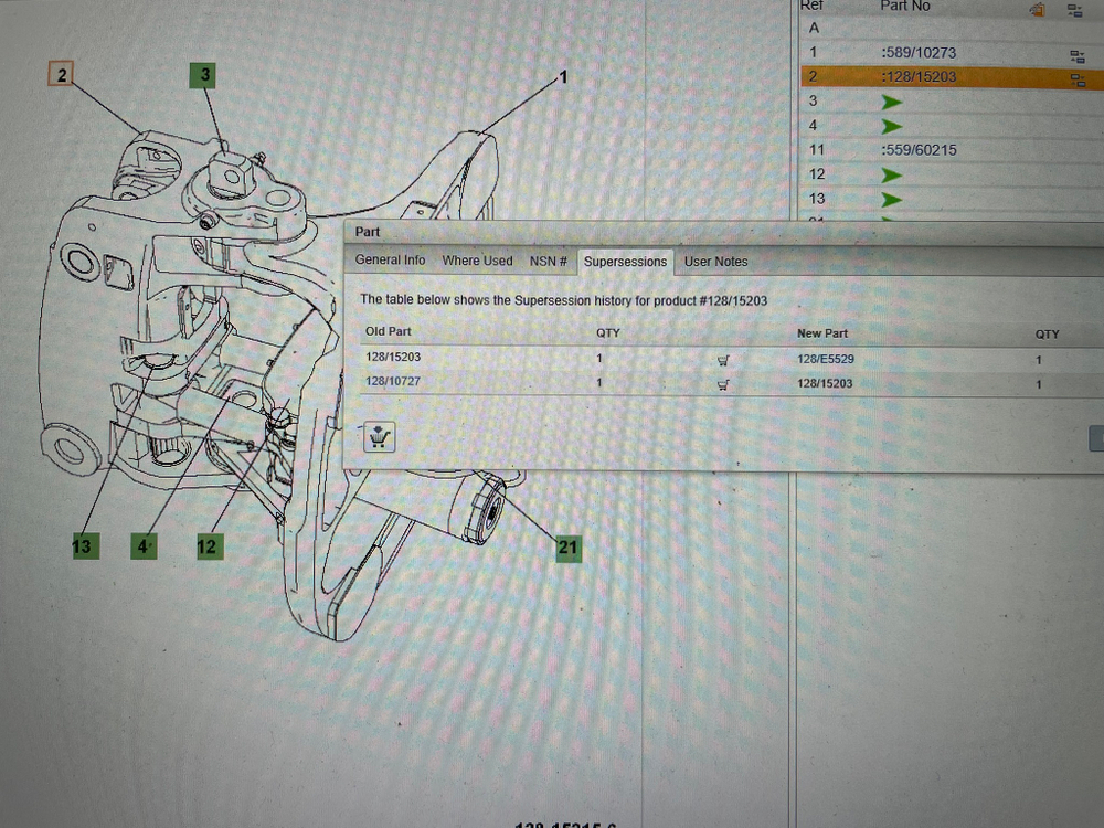 Кингпост JCB 128/15203