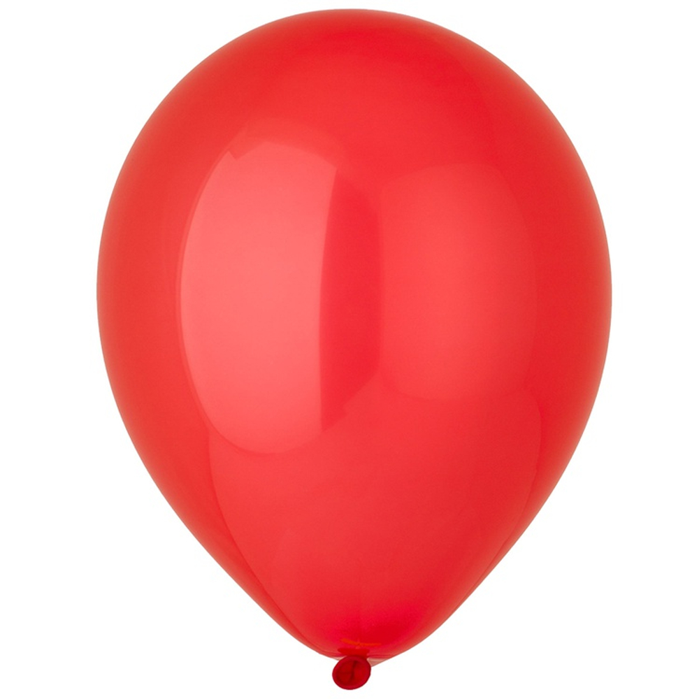 Шар латексный Кристалл 13 см (Красный)