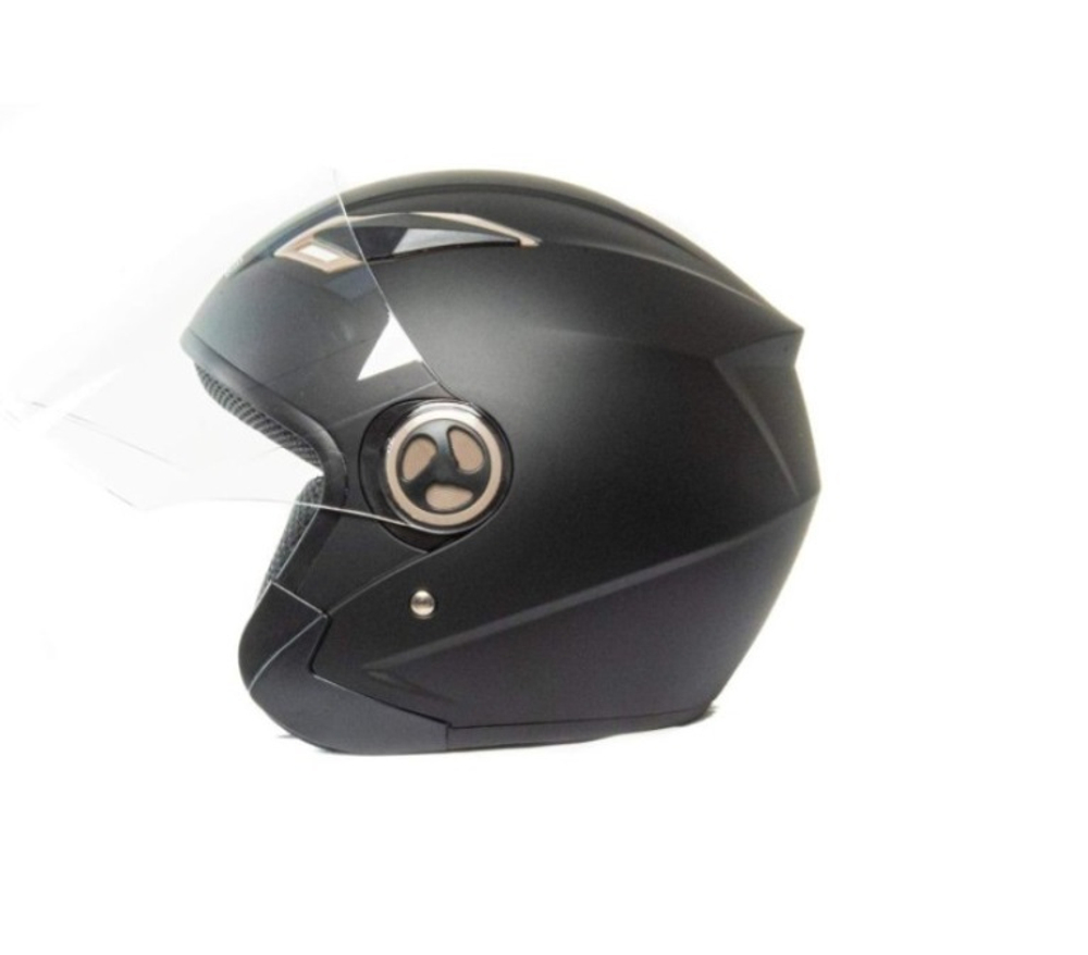 Шлем мото открытый HIZER 226 (S) matte-black,арт 14754