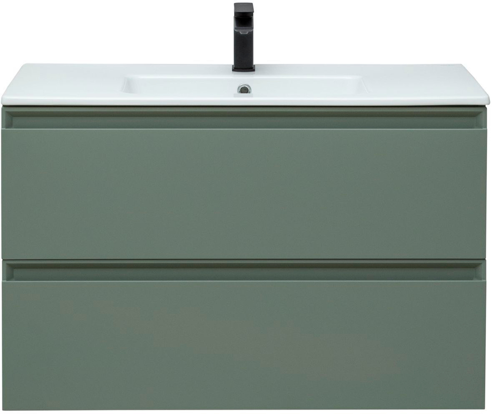 Тумба с раковиной Allen Brau Eclipse 1.E1003.CGM 100 cement grey matt