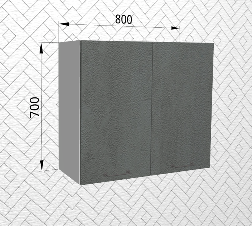 Лофт Бетон темный П 800