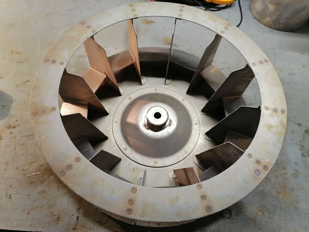 Б/у 2012.0512P Rational Крыльчатка вентилятора CPC-линия 61/101/201 50/60 Гц