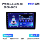 Teyes CC2 Plus 9"для Toyota Probox, Succeed 2014+