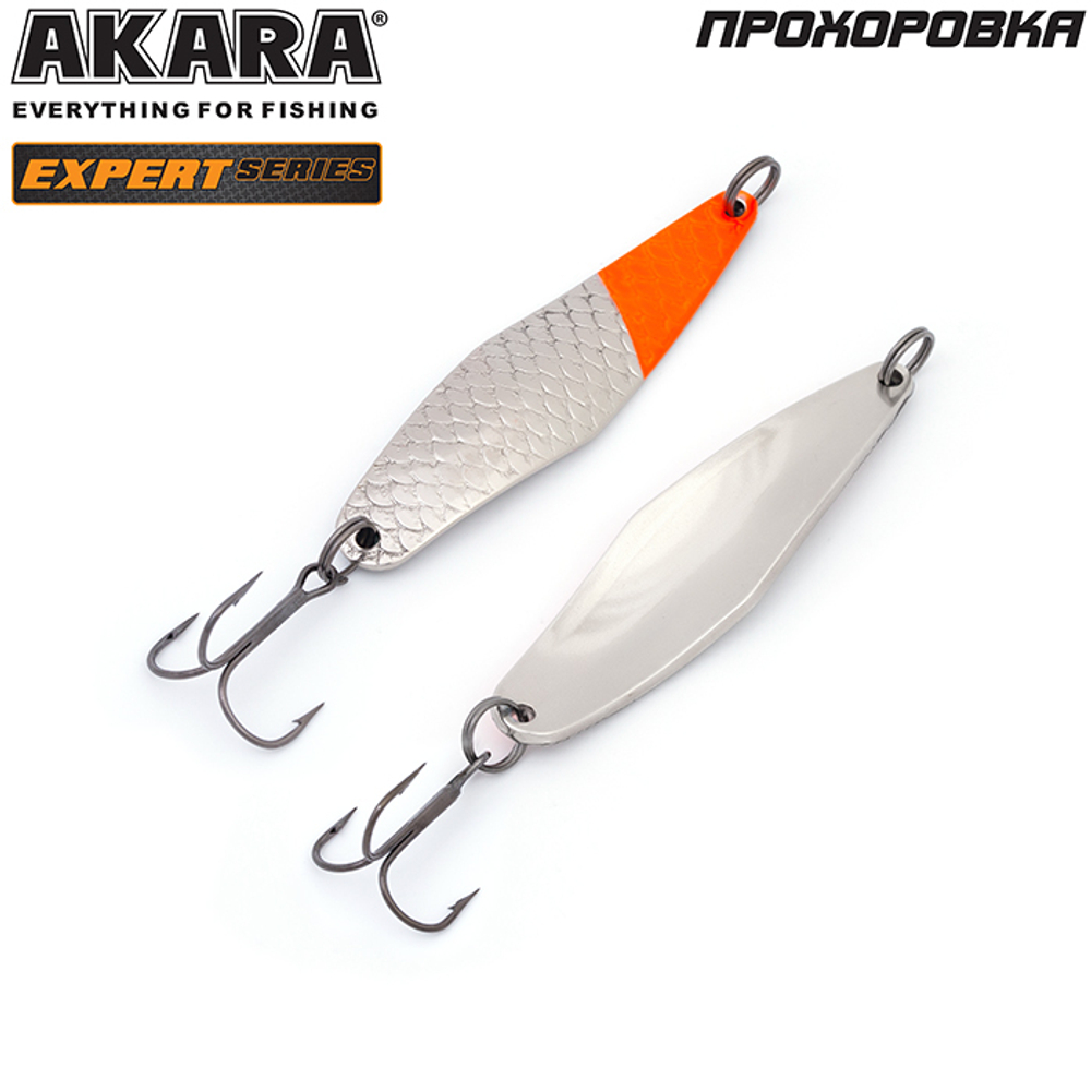 Блесна колебалка Akara Expert Прохоровка 80 мм 18 гр. 3/SIL