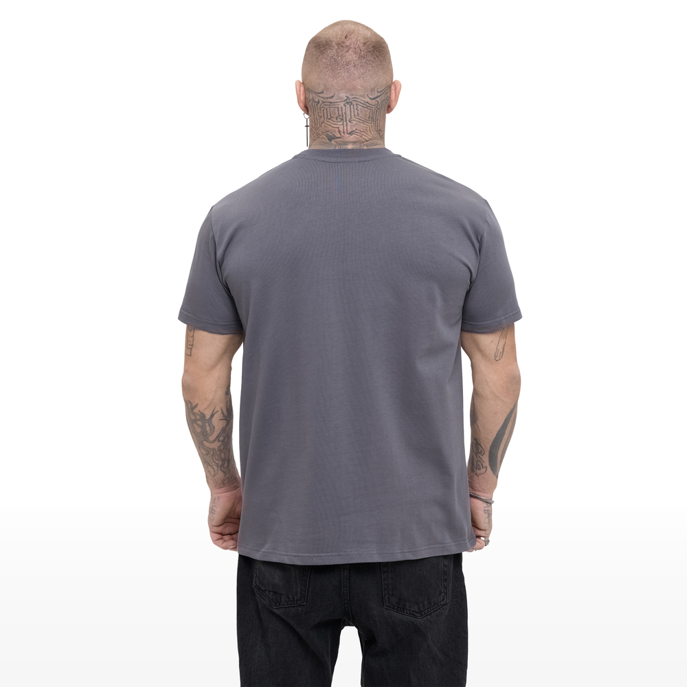 Футболка CLAN13 LIFE IS A RIDE, серый