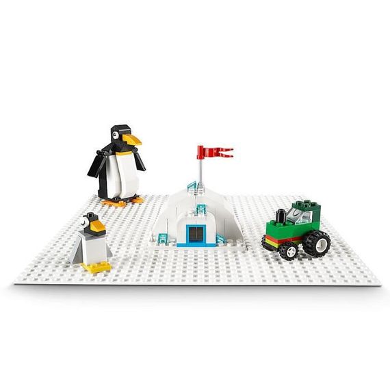 Lego mat 11010 White Baseplate