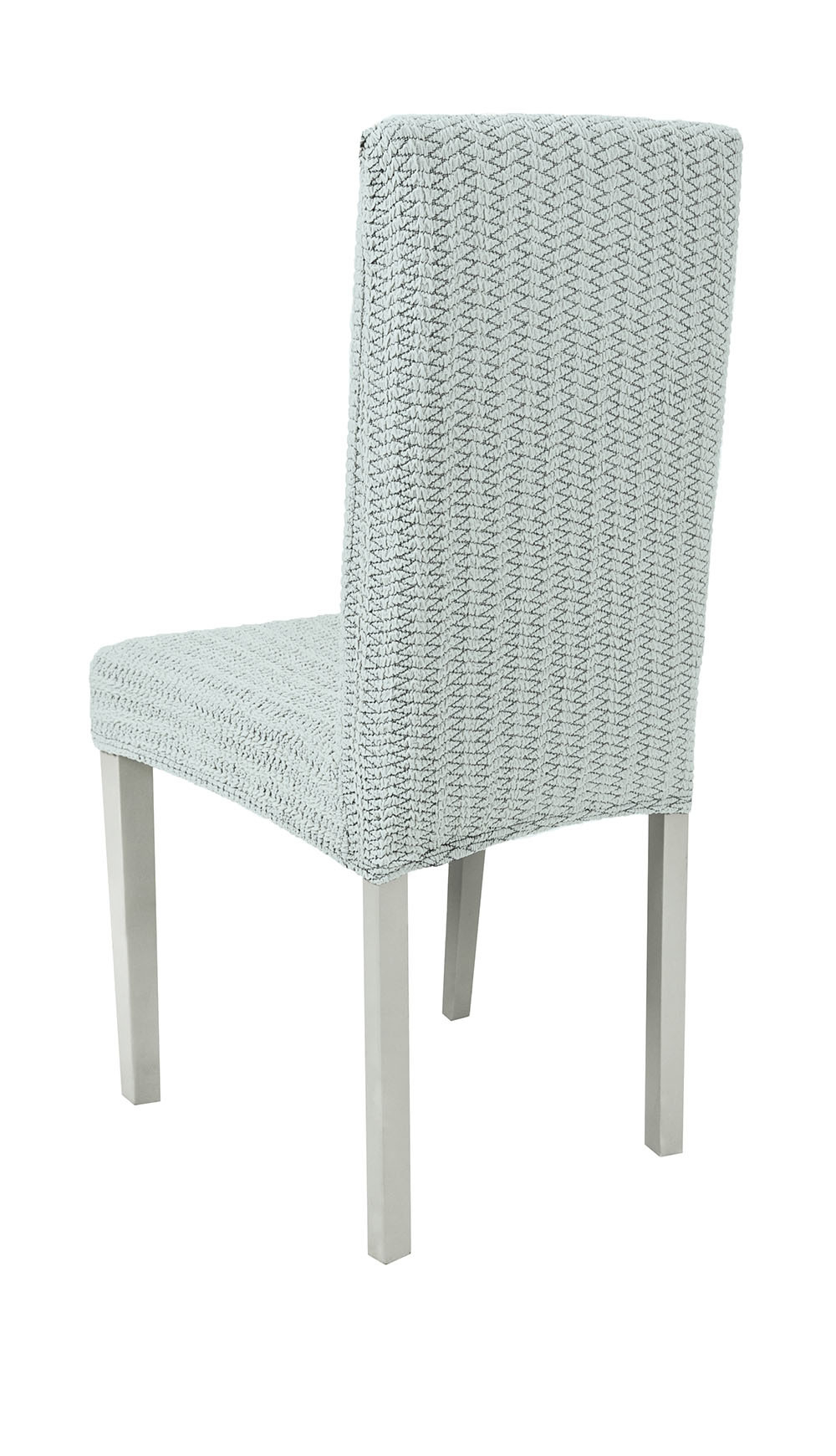 Чехол на стул без оборки Зигзаг, цвет Кремовый