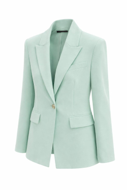 PINKO Удлиненный пиджак голубо-зеленый (46)