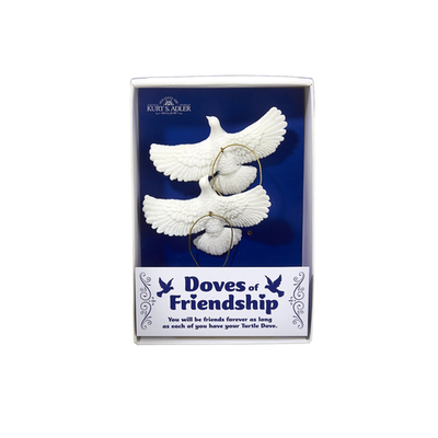 Игрушка Голуби дружбы, 2 шт в коробке Kurt Adler