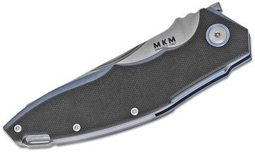 Складной нож MKM "RAUT" MKM/VP01 GF BK c клинком из стали Böhler M390 Microclean®, рукоять G10 / титан