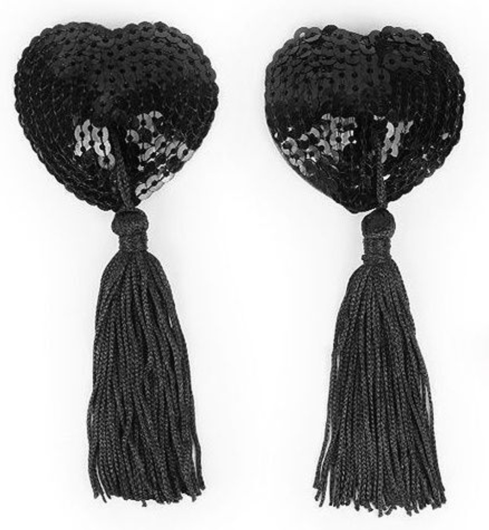 Черные пэстисы с кисточками (Цвет: черный)