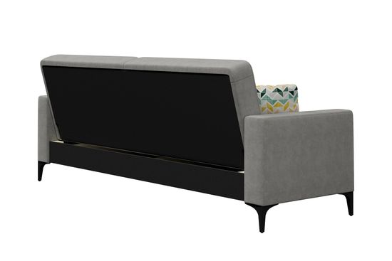 Диван-кровать Модель 047, Вивальди 7, Геометрия 69, велюр, прямой, книжка, венге