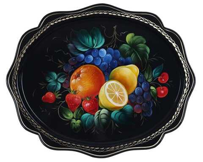 Zhostovo metal tray A15D180526215