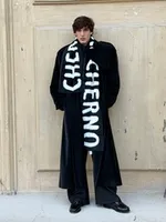 Черный шарф