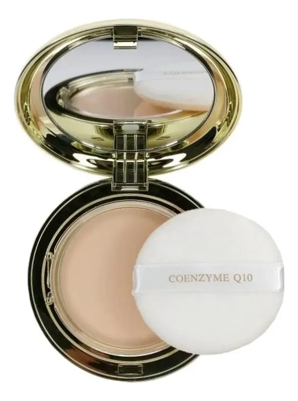 Пудра для лица с коэнзимом и алоэ ENOUGH Coenzyme Q10 Aloe Silky Sun Two way cake 26 гр тон 21