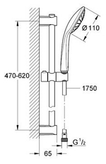 ДУШЕВОЙ ГАРНИТУР GROHE VITALIO JOY 110 MONO DIY 27322000