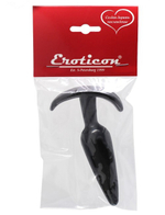 Анальная пробка для ношения (чёрная) 29х120 мм (Цвет: черный)