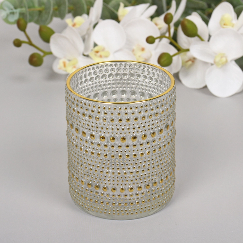 Подсвечник «Хрустальный блеск» 10*12,5 см, Белый